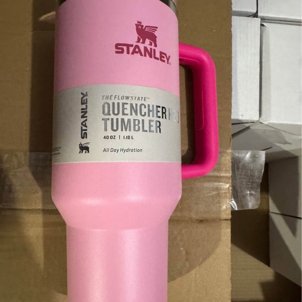 Stanley Pink Insulated Water Bottle Dining Essential